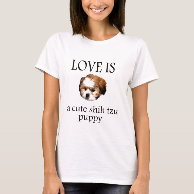 Camiseta Shih Tzu Puppy (Frente)