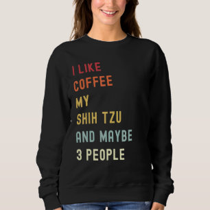 Camiseta Shih Tzu Retro Dog E Café