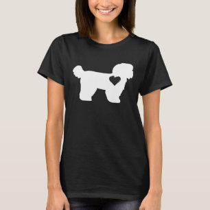 Camiseta Shih Tzu Roupa Heart Love Shih Tzu Dog