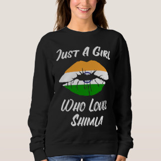 Camiseta Shimla lips mouth love Indian flag