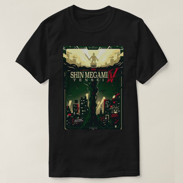 Camiseta Shin Megami Tensei IV (Frente do Design)