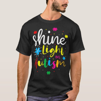 Camiseta Shine A Light On Autism