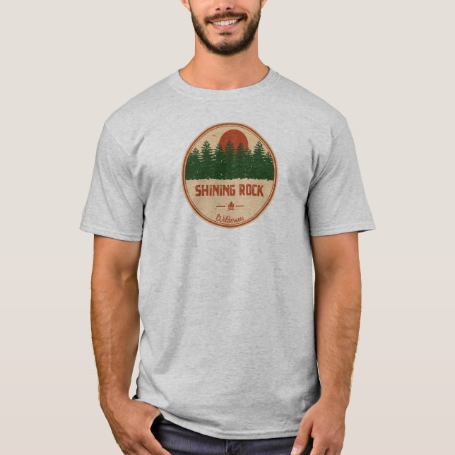 Camiseta Shining Rock Wilderness Carolina do Norte (Frente)