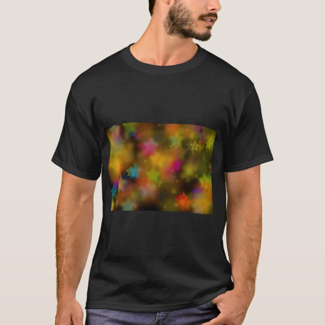 Camiseta Shining Stars – Cosmic Night Sky Tee (Frente)
