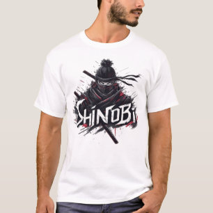 Camiseta Shinobi Samurai Ninja Japonês Katana Grunge Rua