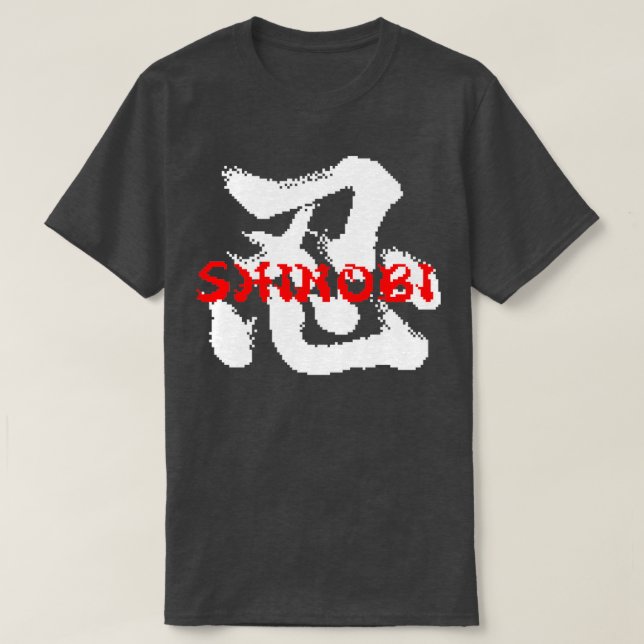 Camiseta Shinobi TurboGrafx16 Tela do título (Frente do Design)