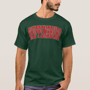 Camiseta SHIPPENSBURG PA PENNSILVÂNIA Estilo Varsity EUA Vi