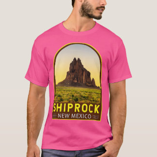Camiseta Shiprock Novo México Retro Emblema