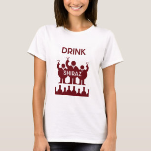 Camiseta Shiraz Wine Drinkers