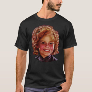 Camiseta Shirley Temple Classic Hollywood Stylized Poster M