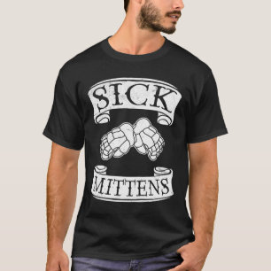Camiseta Shirsey De Hockey Com Mittens Doente Com Impressão