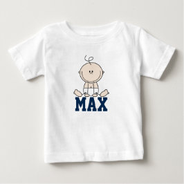 Camiseta Shirt baby - illustratie baby met naam