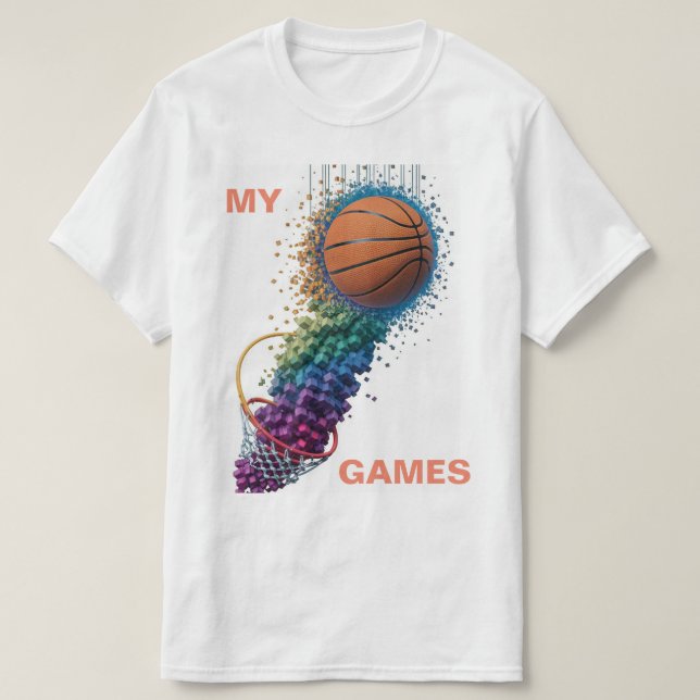 CAMISETA SHIRT BASKETBALLE (Frente do Design)