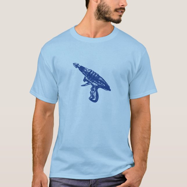 Camiseta Shirt Blue Ray Gun (Frente)
