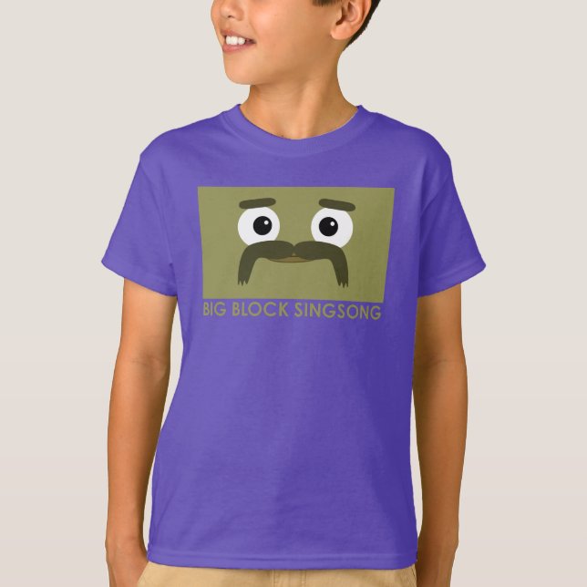 Camiseta Shirt BSS Moustachios #3 Crianças (Frente)