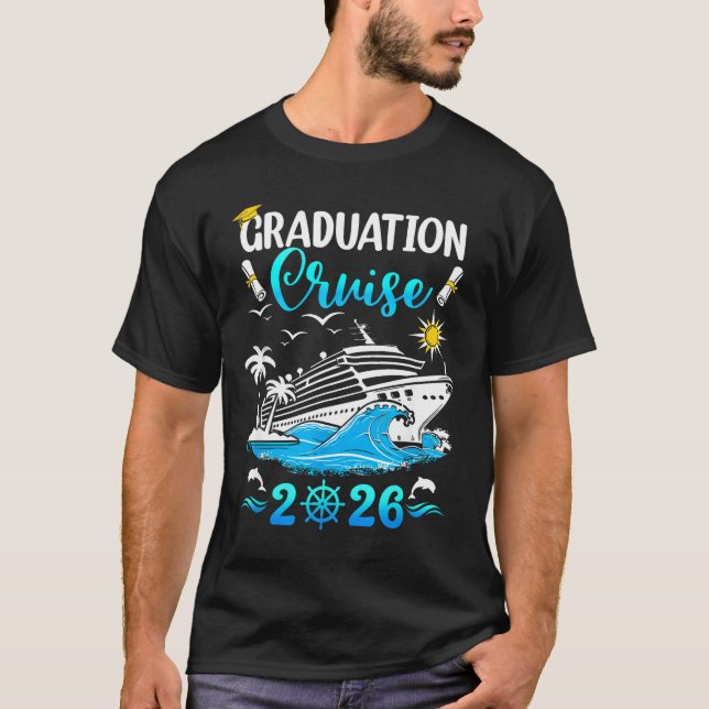 Camiseta Shirt Class Graduation Cruise Senior Graduates (Frente)