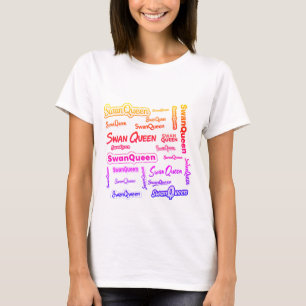 Camiseta Shirt da Nuvem do SwanQueen - Orgulho do Fandom Ne
