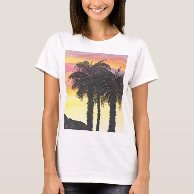 Camiseta Shirt "Desert Dream" de toda a arte alegre (Frente)