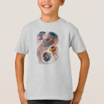 Camiseta Shirt do Estudo de Jellyfish Haeckel<br><div class="desc">Outro belo exemplo dos ótimos estudos de Ernst Haeckel (1834-1919),  conhecido por sua curiosidade excessiva e sua habilidade de ilustrar tão vivo. Estas águas-vivas são muito populares. Veja os outros estilos,  tamanhos e cores a serem escolhidos. Faz uma ideia de presente de excelente o ano todo.</div>