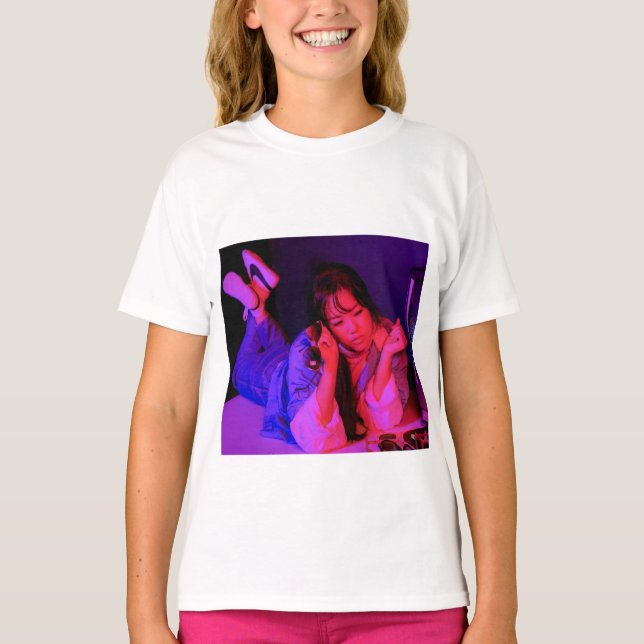 Camiseta Shirt Girly Glam Teen (Frente)