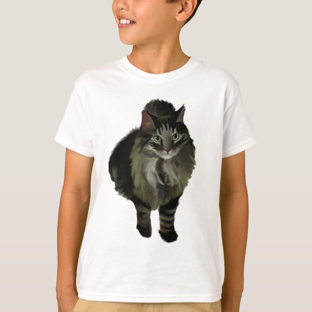 Camiseta Shirt Maine Coon Cat (Frente)