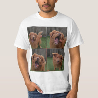 Camiseta shirt met toller die snoepjes vangt