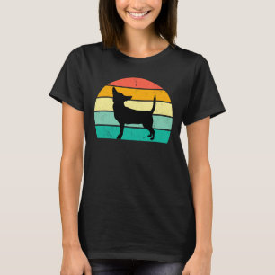 Camiseta Shirt Retro Sunset Chihuahua