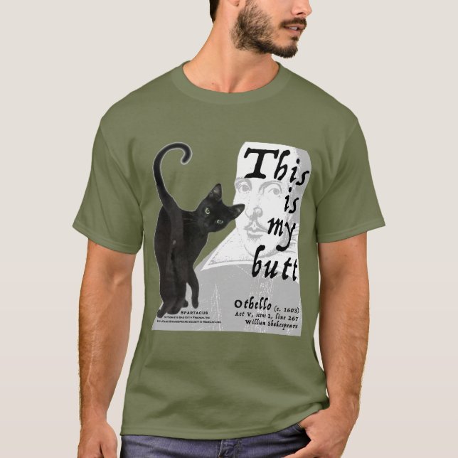 Camiseta Shirt Spartacus Shakespeare (Frente)