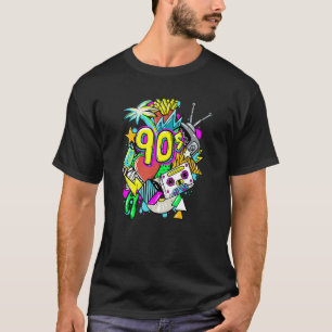 Camiseta Shirt Vintage dos anos 90 Eu adoro o vestuário dos