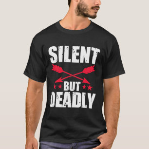 Camiseta Shirts Design Silencioso, mas Pai Mortal