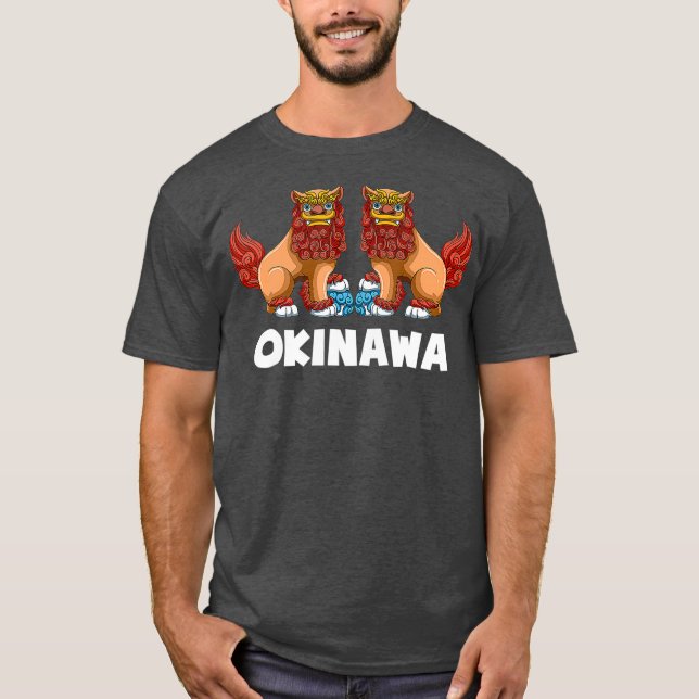 Camiseta Shisa Dog Guardian Lions Okinawa Japão Gift (Frente)