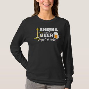 Camiseta Shisha Beer Hookah Steam Smoke