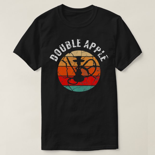 Camiseta Shisha, Hookah, Dupla Apple Hookah Flavor (Frente do Design)