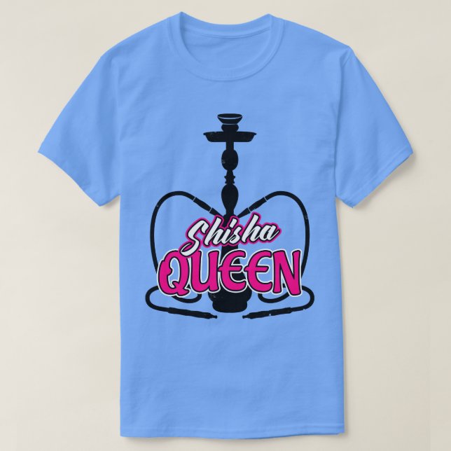 Camiseta Shisha Hookah Water Pipe Damas (Frente do Design)