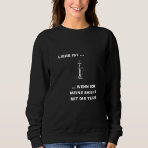 Camiseta Shisha Love Parts Dizendo Divertimento Hookah