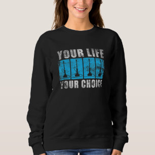 Camiseta Shisha - Sua Vida Sua Escolha - Tubagem de Água Fu