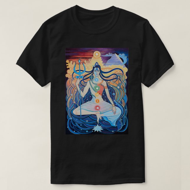 Camiseta Shiva e Shakti (Frente do Design)