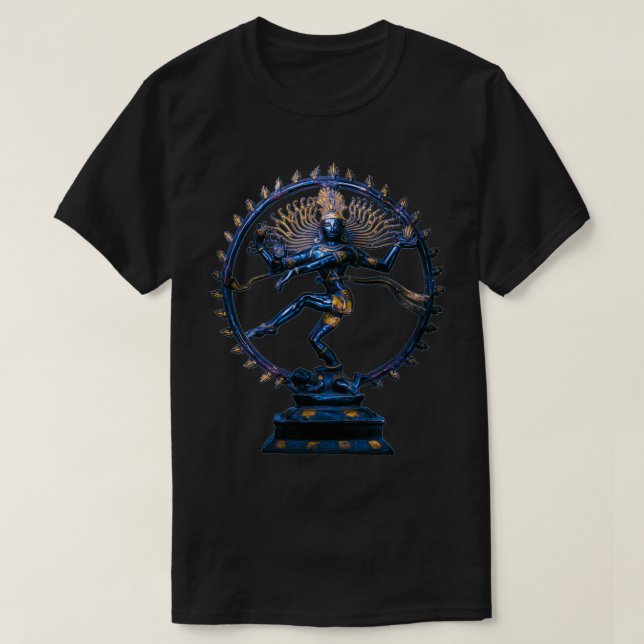 Camiseta Shiva Nataraj Senhor da Dança Cósmica e Remoção (Frente do Design)