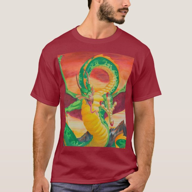 Camiseta Shivan Dragon Redesign All-Over-Impressão (Frente)