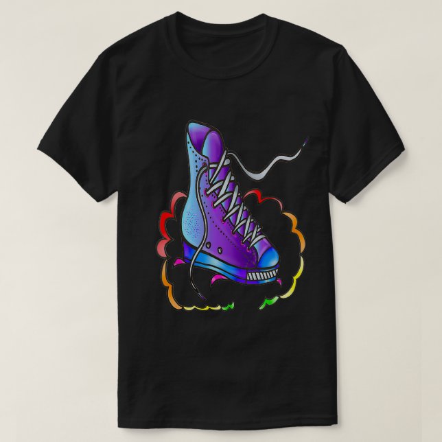 Camiseta Shoe Rainbow Woo  (Frente do Design)