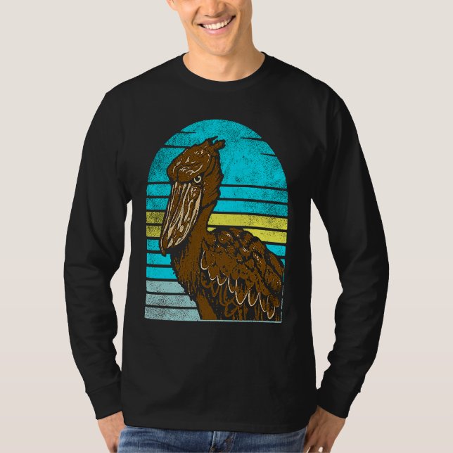 Camiseta Shoebill Bird Animal Colorful  1 (Frente)