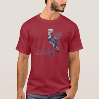 Camiseta shoebill - plum