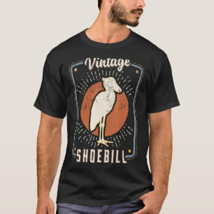 Camiseta Shoebill Vintage Retro Classic Animal Love 1