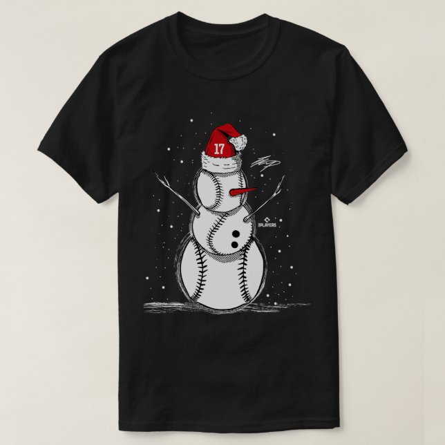 Camiseta Shohei Ohtani Baseball Snowman Premium (Frente do Design)