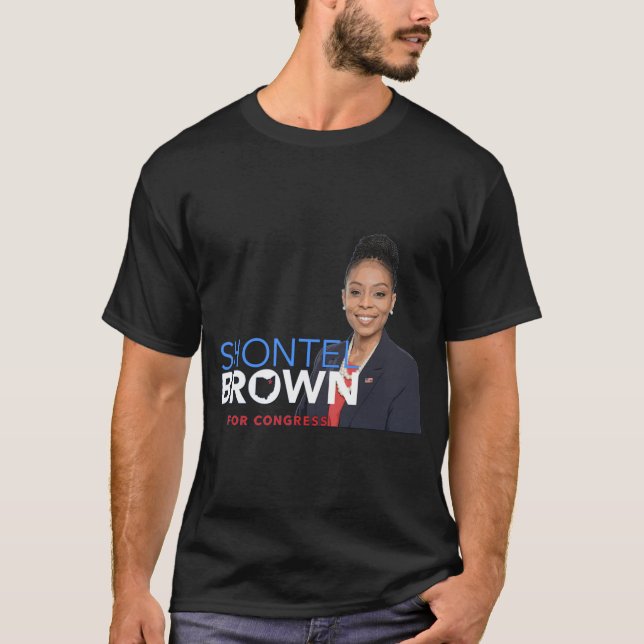 CAMISETA SHONTEL BROWN, DEMOCRÁTICO, VOTAÇÃO, OHIO, CONGRES (Frente)