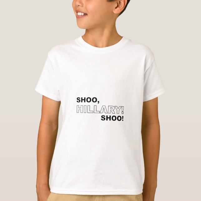 Camiseta Shoo Hillary Shoo (Frente)