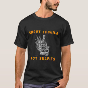 Camiseta Shoot Tequila Não Selifa Música de concerto de cam