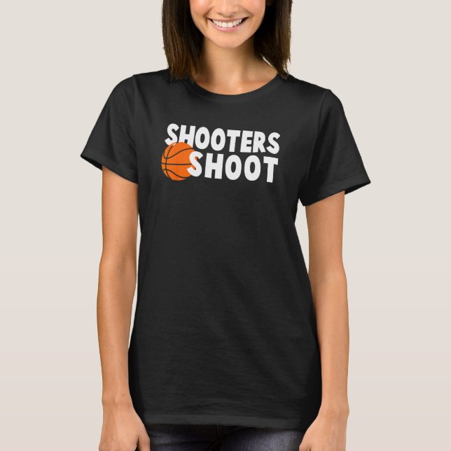 Camiseta Shooters Shoot Shirt, Teto de Basquete (Frente)