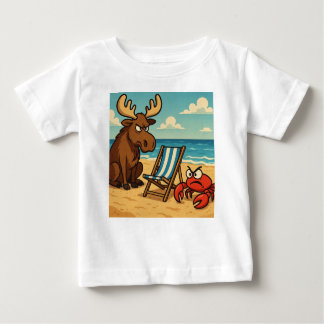 Camiseta Shoreline Showdown – Who Gets the Seat? Kids Tee