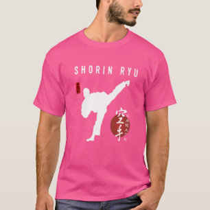 Camiseta Shorin Ryu Karate Instrutor Japonês Kanji Callig